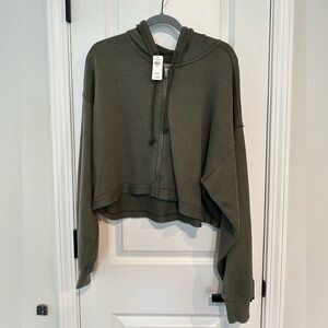 Aerie Zip Up Sweatshirt Hoodie